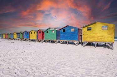 Beach Huts in Muizenberg, South Africa thumb