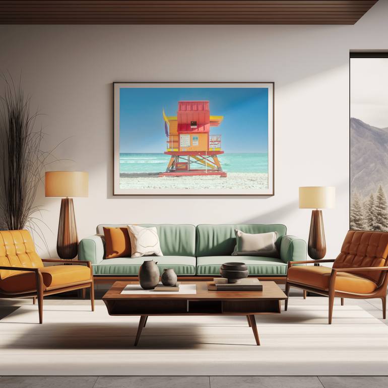 Original Art Deco Beach Photography by Richard Silver