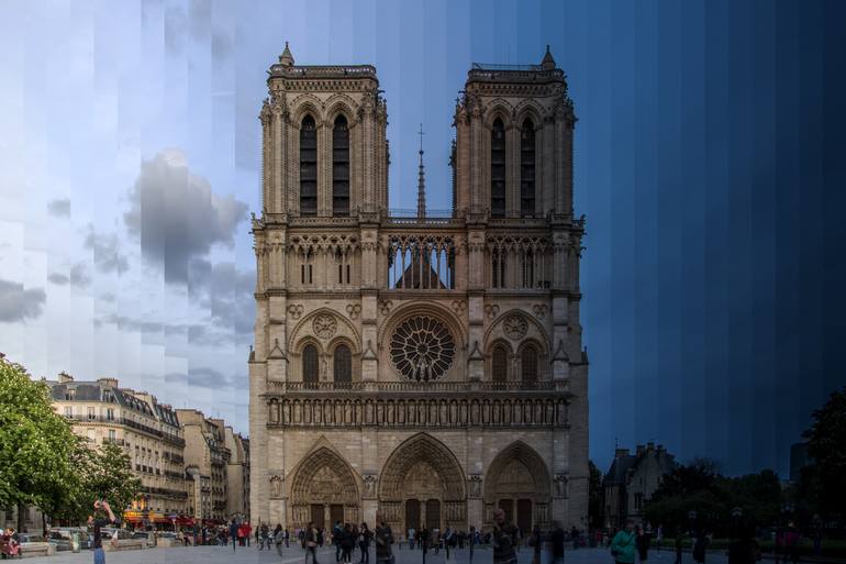 Time Slice Notre Dame, Paris - Limited Edition of 8 Photography by ...