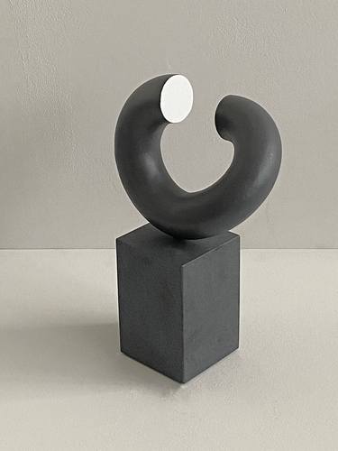 Original Geometric Abstract Sculpture by Carl Moeller