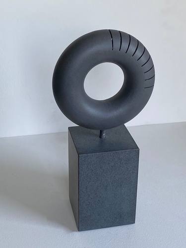 Original Geometric Abstract Sculpture by Carl Moeller