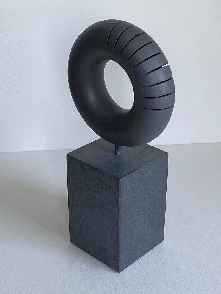 Original Geometric Abstract Sculpture by Carl Moeller