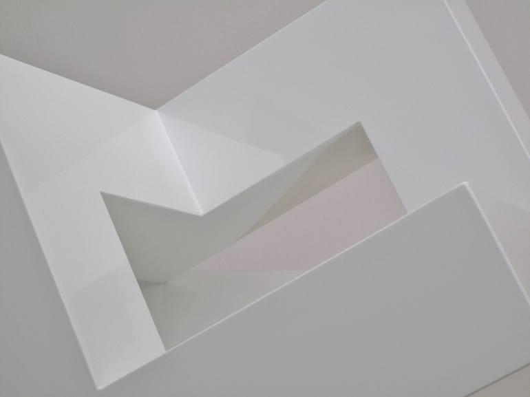 Original Abstract Geometric Sculpture by Carl Moeller