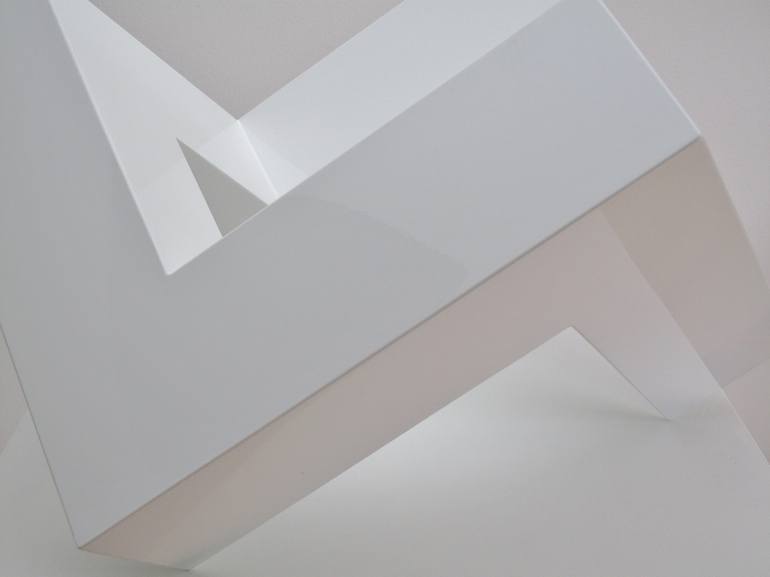 Original Abstract Geometric Sculpture by Carl Moeller