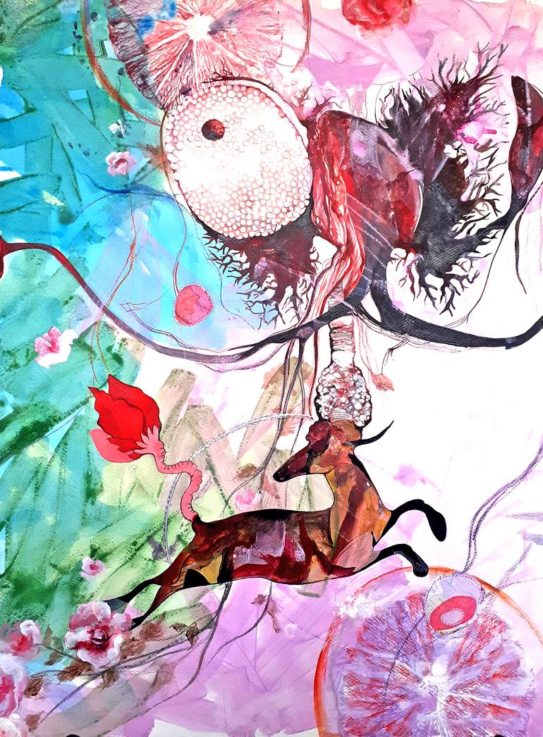 Original Conceptual Nature Painting by Ritu Sinha
