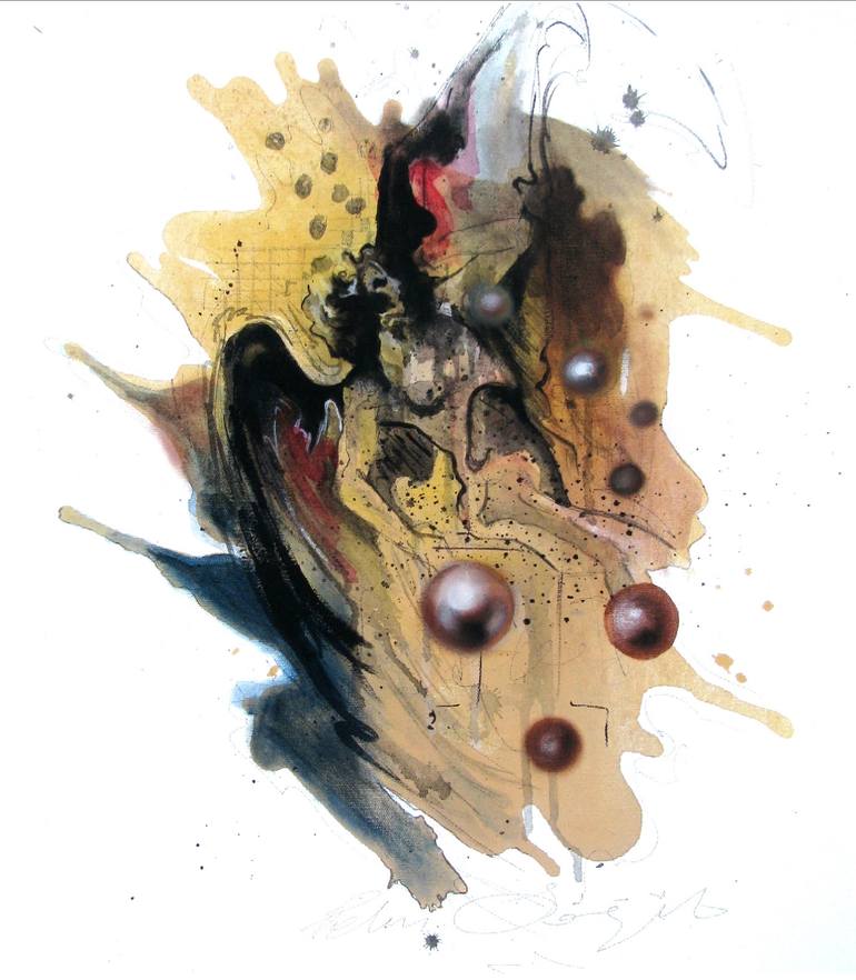 Original Expressionism Fantasy Painting by Pelin Çelik