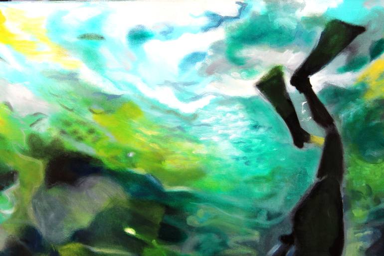 Original Figurative Water Painting by Pelin Çelik