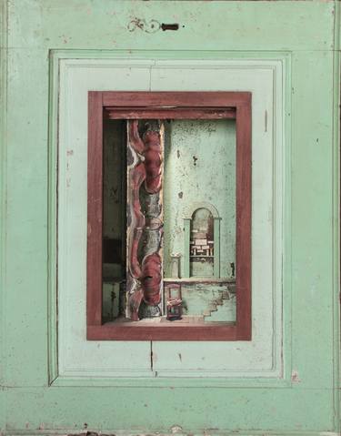 Saatchi Art Artist Peter Gabriëlse; Sculpture, “Box with green/red interior - B003” #art
