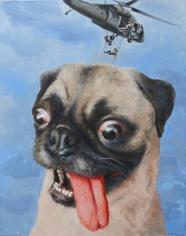 Original Contemporary Dogs Paintings by Rudolf Kosow