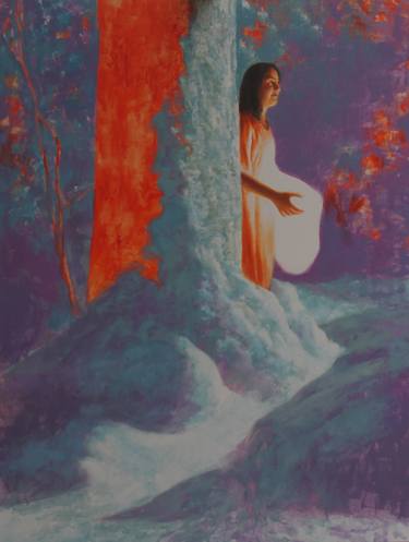 Original Surrealism Women Paintings by Rudolf Kosow