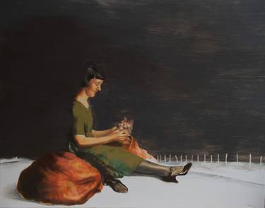 Original Women Paintings by Rudolf Kosow