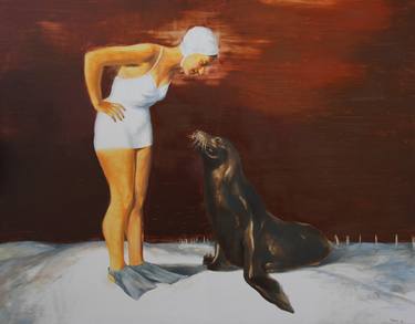 Print of Figurative Animal Paintings by Rudolf Kosow