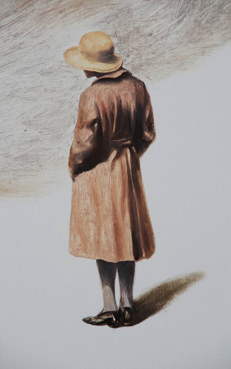 Original Figurative People Painting by Rudolf Kosow