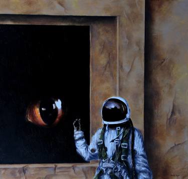 Print of Outer Space Paintings by Rudolf Kosow