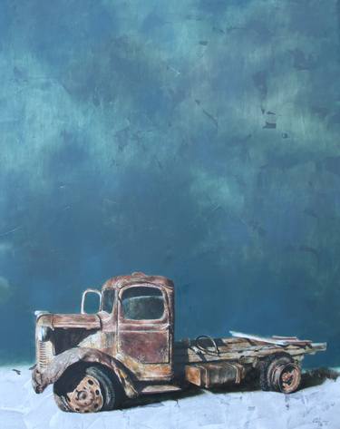 Print of Fine Art Car Paintings by Rudolf Kosow