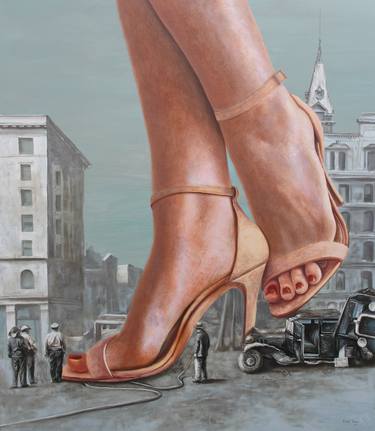 Print of Figurative Humor Paintings by Rudolf Kosow