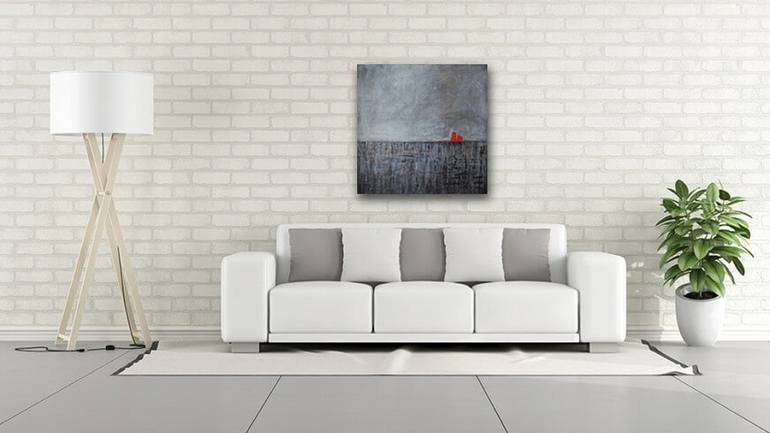 Original Minimalism Landscape Painting by DANIEL STROUP