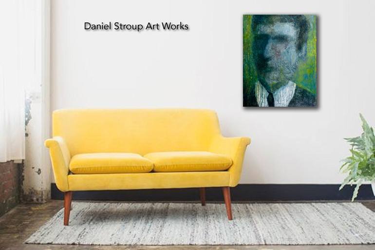 Original Impressionism Portrait Painting by DANIEL STROUP