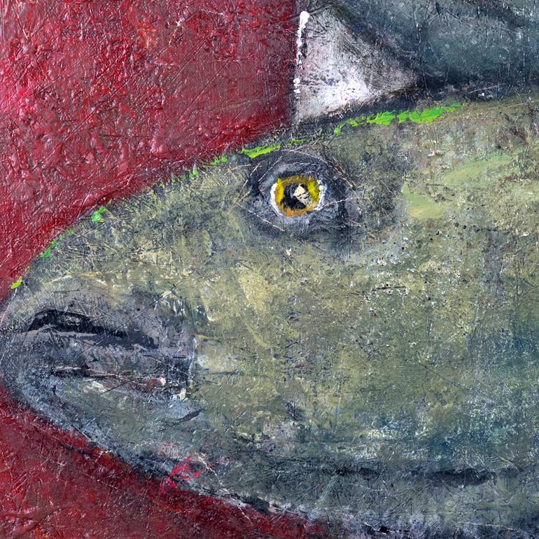 Original Impressionism Fish Painting by Daniel Stroup