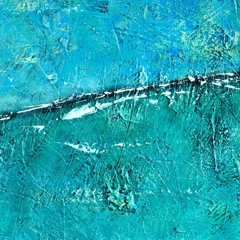 Original Abstract Beach Painting by DANIEL STROUP