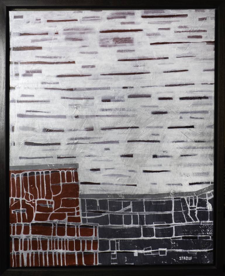 Original Conceptual Abstract Painting by Daniel Stroup