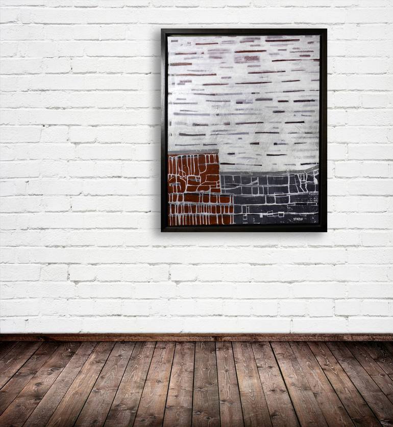 Original Conceptual Abstract Painting by Daniel Stroup