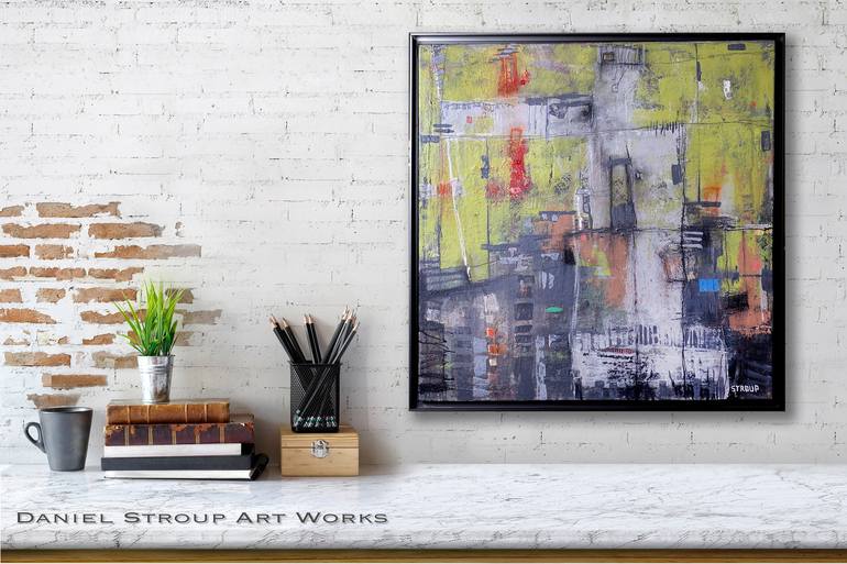 Original Conceptual Abstract Painting by DANIEL STROUP