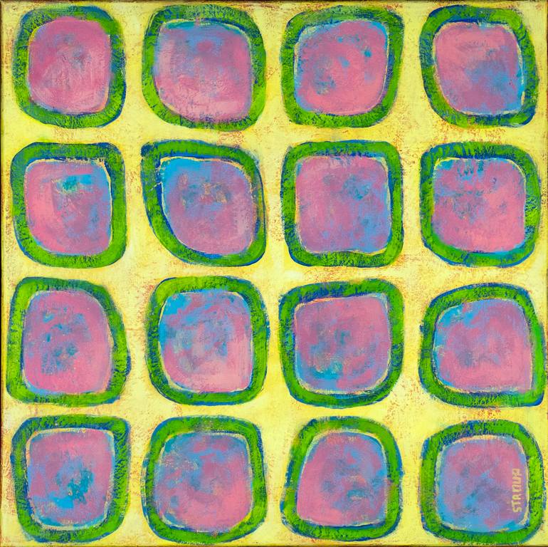 Original Conceptual Abstract Painting by Daniel Stroup