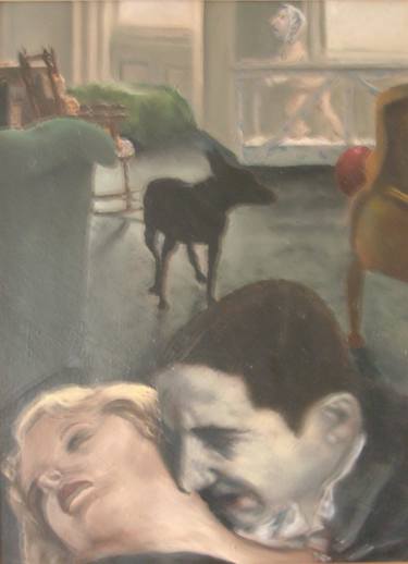 Original Surrealism Love Paintings by Charles Wesley