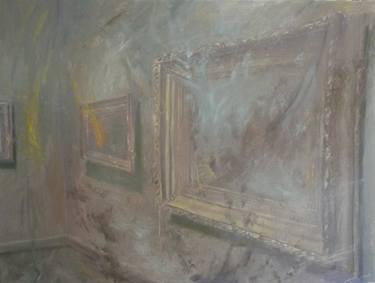 Original Abstract Expressionism Interiors Paintings by Charles Wesley