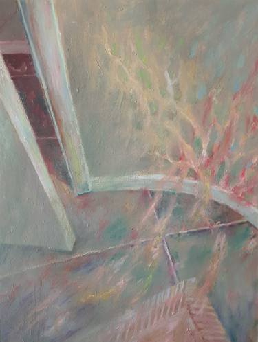 Original Abstract Expressionism Interiors Paintings by Charles Wesley