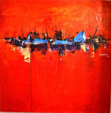 Original Abstract Painting by Ramsey HADDAD