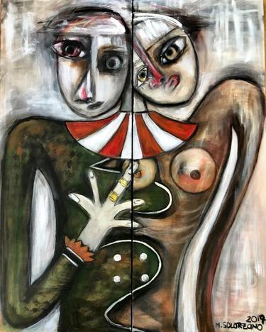 Original Love Painting by martha solorzano