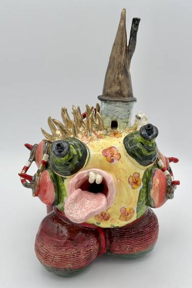 Original Abstract Expressionism Humor Sculpture by Margaret Ann Withers