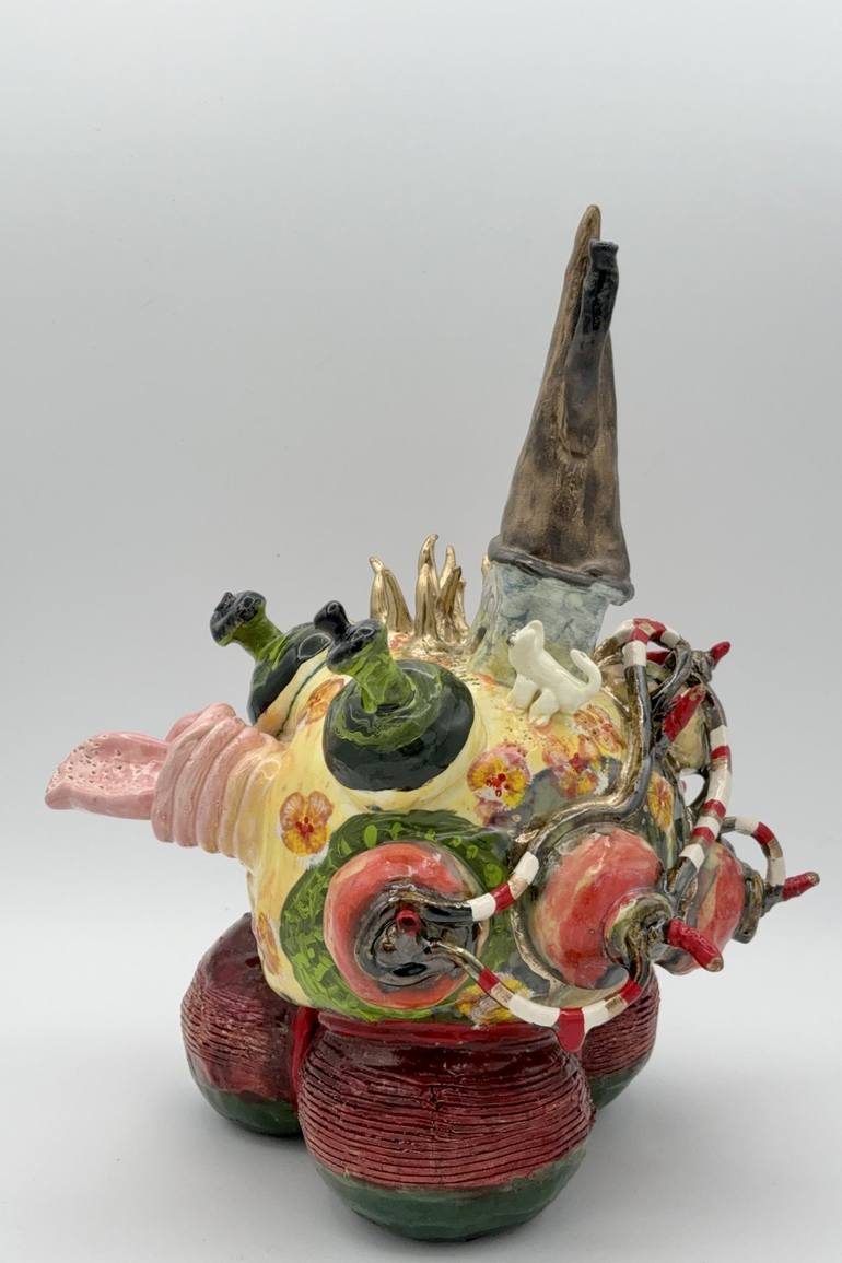 Original Abstract Expressionism Humor Sculpture by Margaret Ann Withers