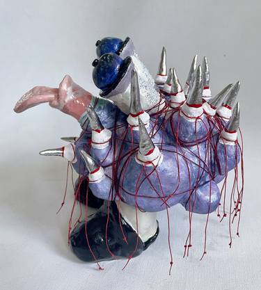 Original Surrealism Fantasy Sculpture by Margaret Ann Withers