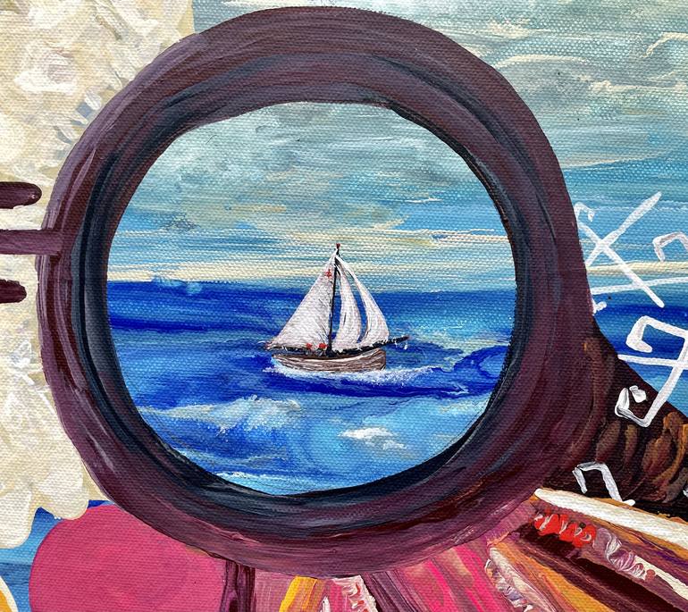 Original Boat Painting by Margaret Ann Withers