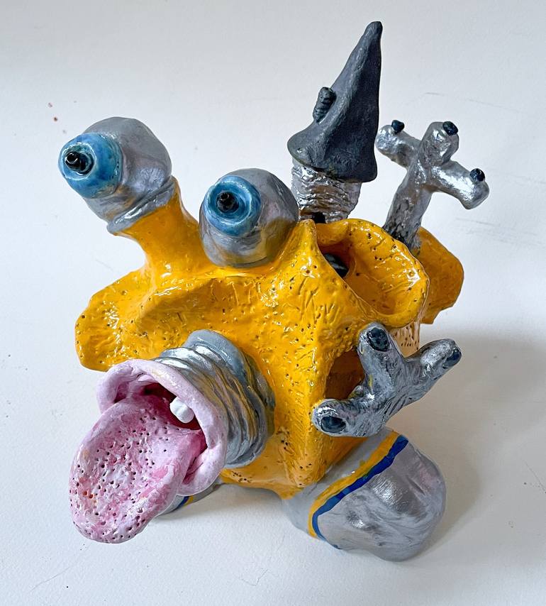 Original Surrealism Humor Sculpture by Margaret Ann Withers