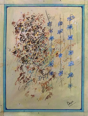 Original Conceptual Abstract Drawing by Gaurii S Kumaar