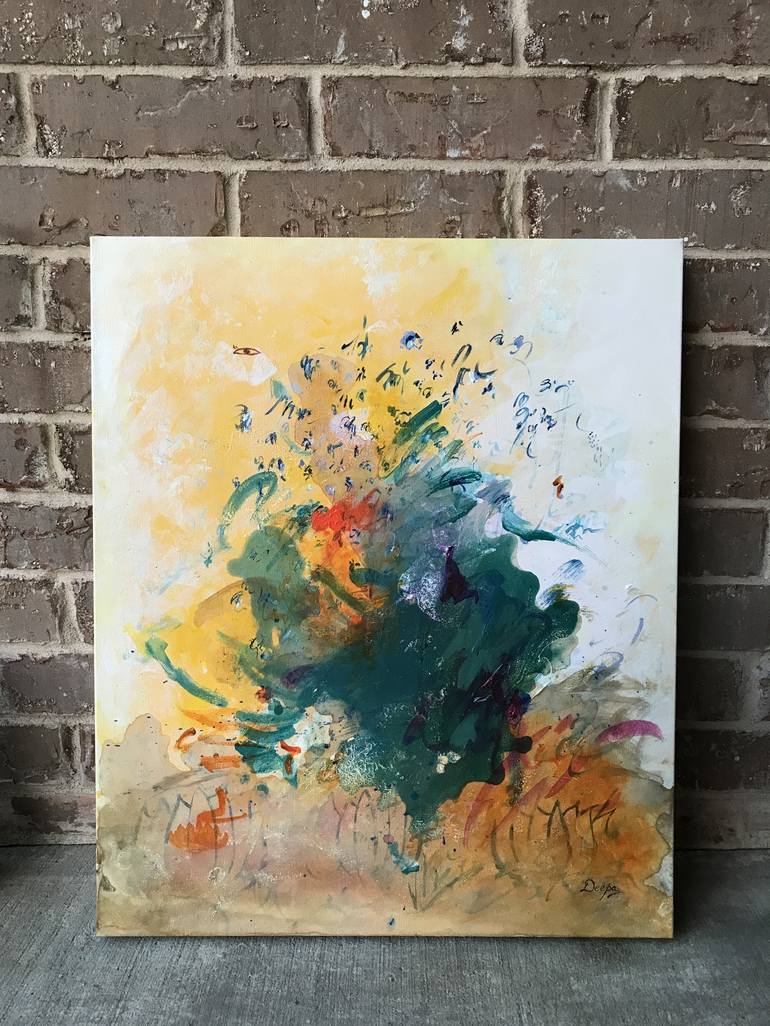 Original Abstract Expressionism Abstract Painting by Deepa Koshaley