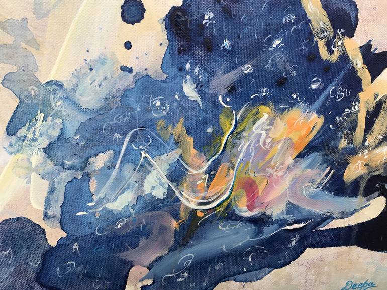 Original Abstract Expressionism Abstract Painting by Gaurii S Kumaar