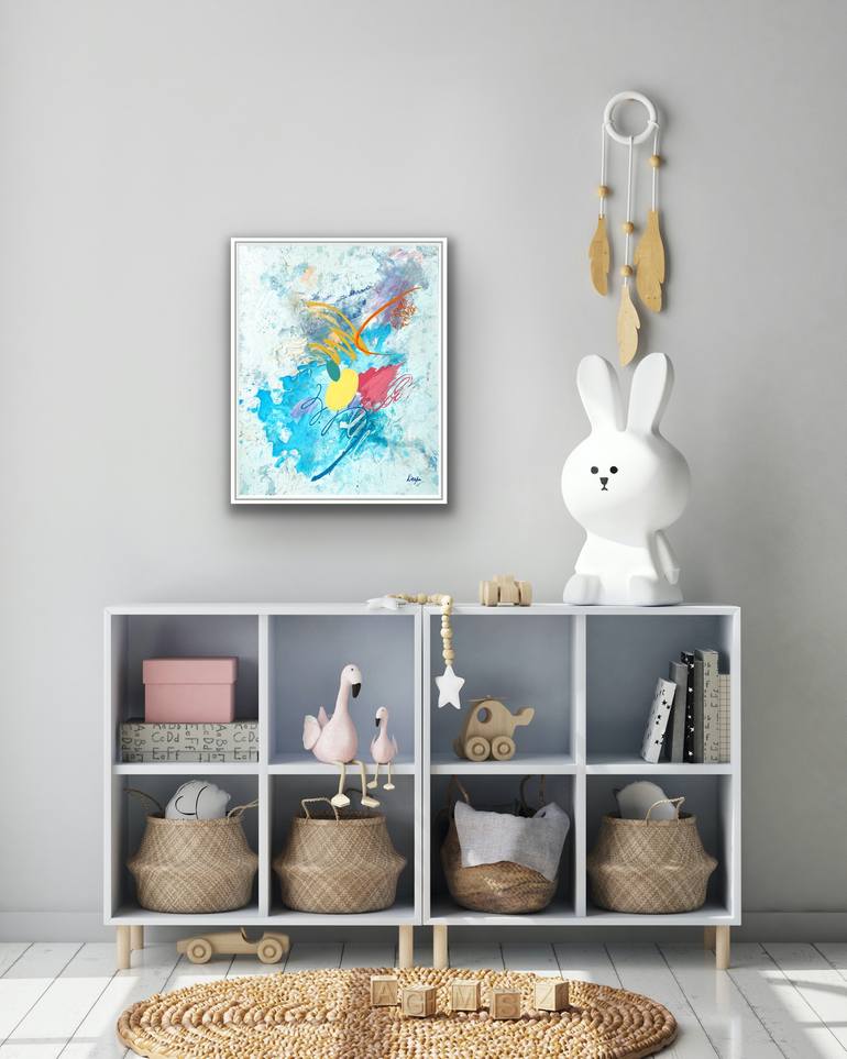 Original Abstract Expressionism Abstract Painting by Gaurii S Kumaar