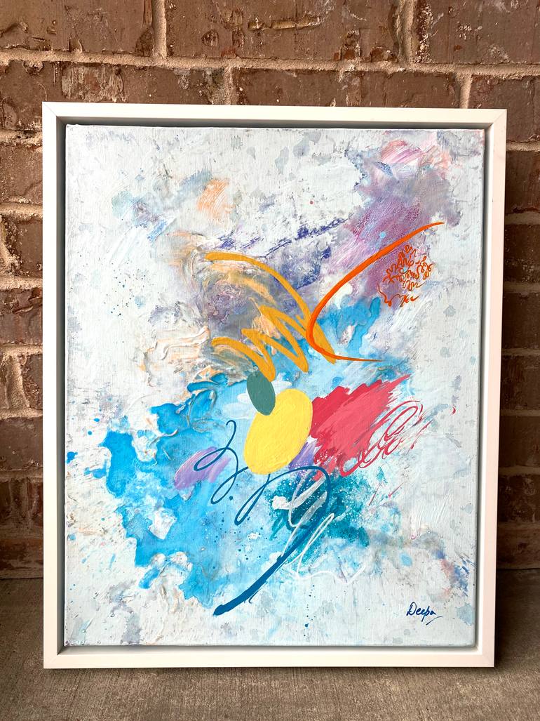 Original Abstract Expressionism Abstract Painting by Gaurii S Kumaar