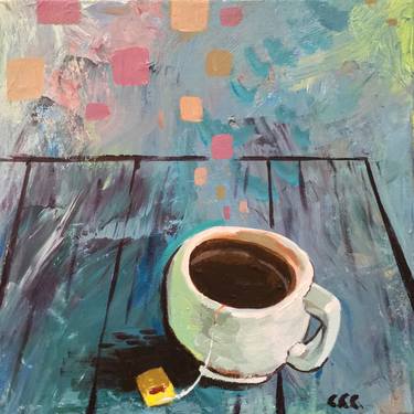 Original Abstract Still Life Paintings by Collette Curran