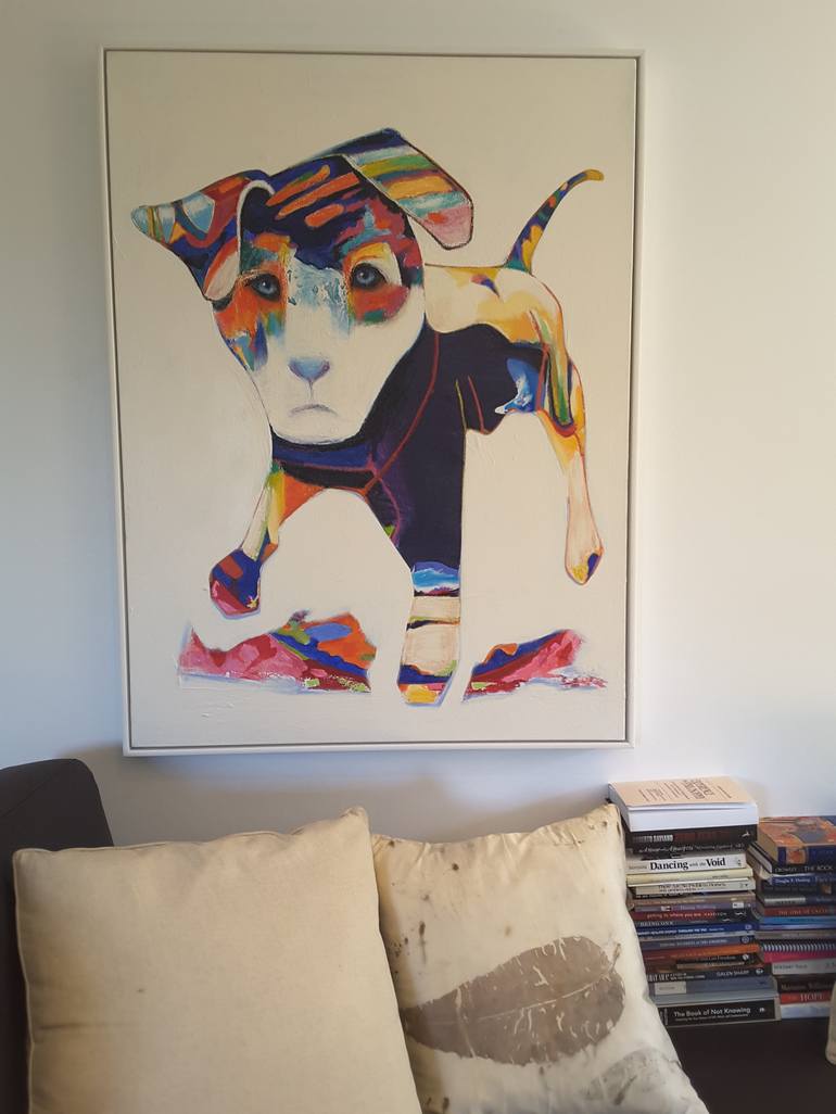 Original Abstract Animal Painting by John Giese