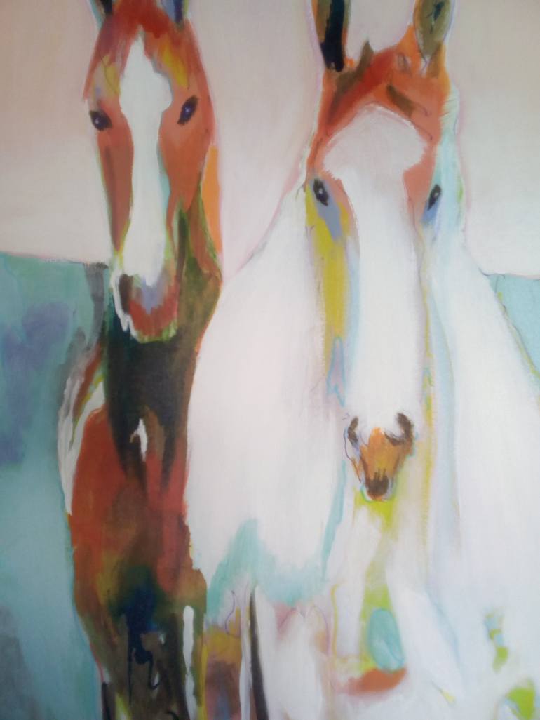 Original Abstract Animal Painting by John Giese