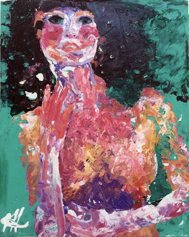 Original Abstract Women Paintings by Tatiana Hantig