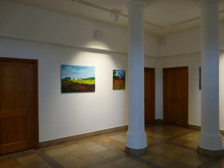 Original Impressionism Nature Painting by Valerie Ornstein