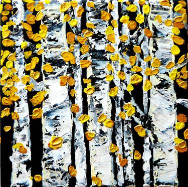 Original Impressionism Tree Paintings by Valerie Ornstein