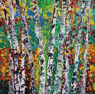 Original Abstract Expressionism Nature Paintings by Valerie Ornstein